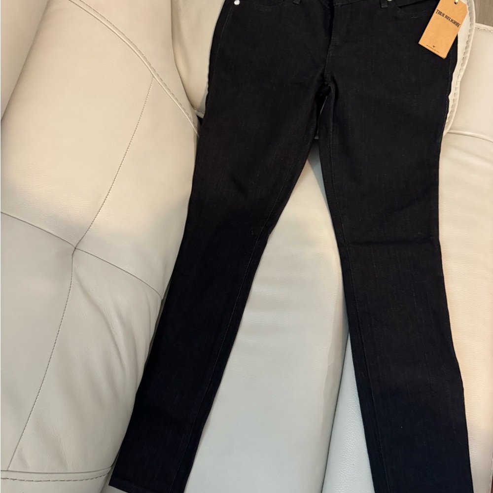 True Religion Women's Black Skinny Jeans